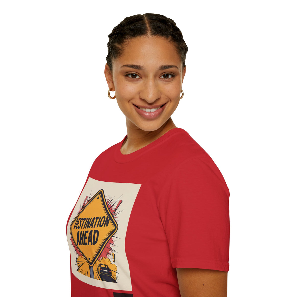 RidewithChuck Destination Ahead Comfort Graphic Unisex T-Shirt