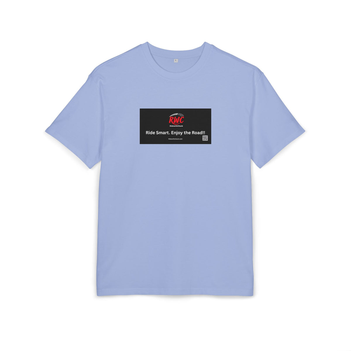 RidewithChuck Vintage Car Unisex Heavy Oversize Tee - Ride Smart, Enjoy the Road