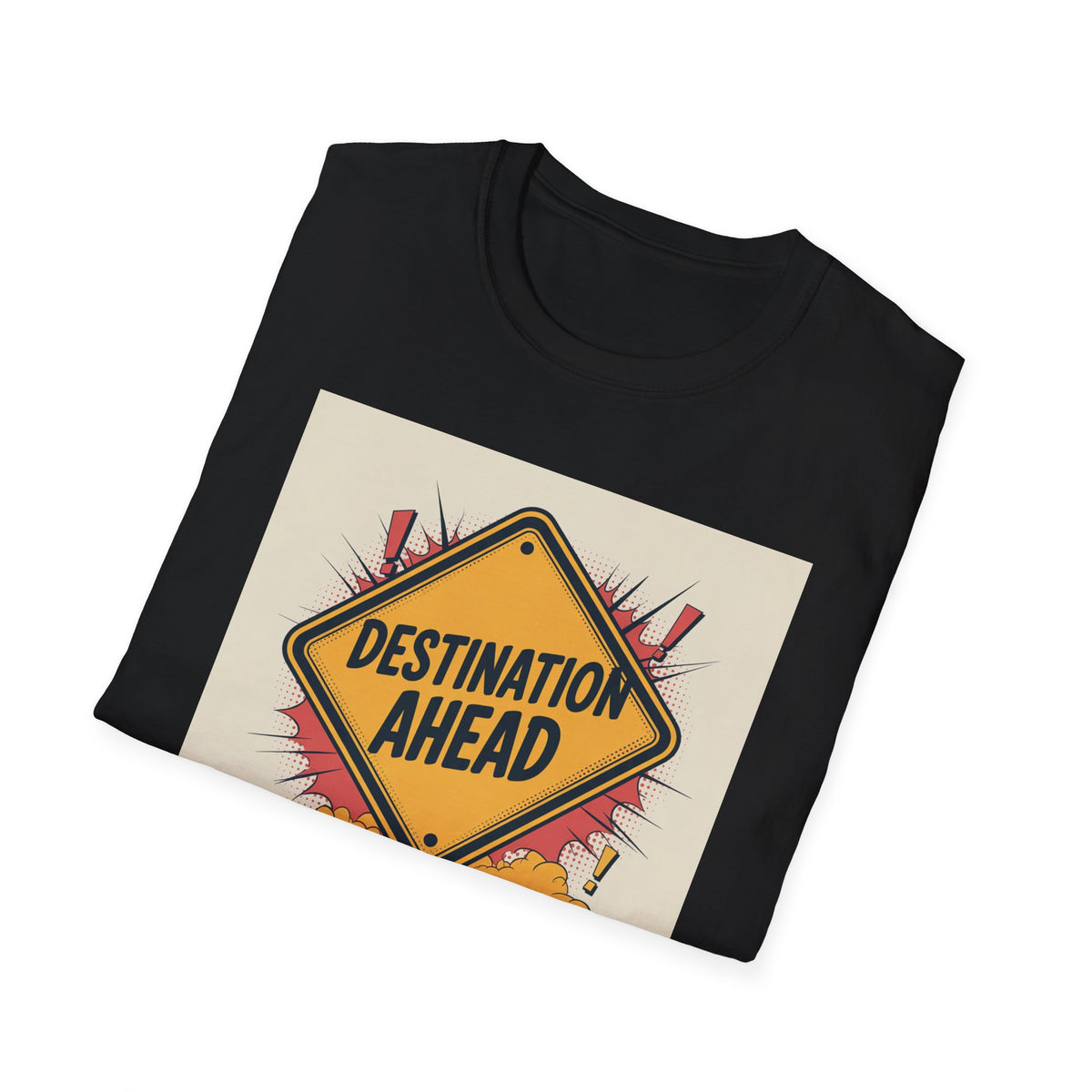 RidewithChuck Destination Ahead Comfort Graphic Unisex T-Shirt