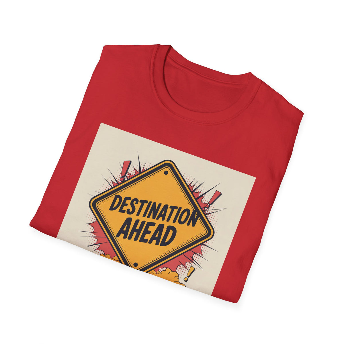 RidewithChuck Destination Ahead Comfort Graphic Unisex T-Shirt