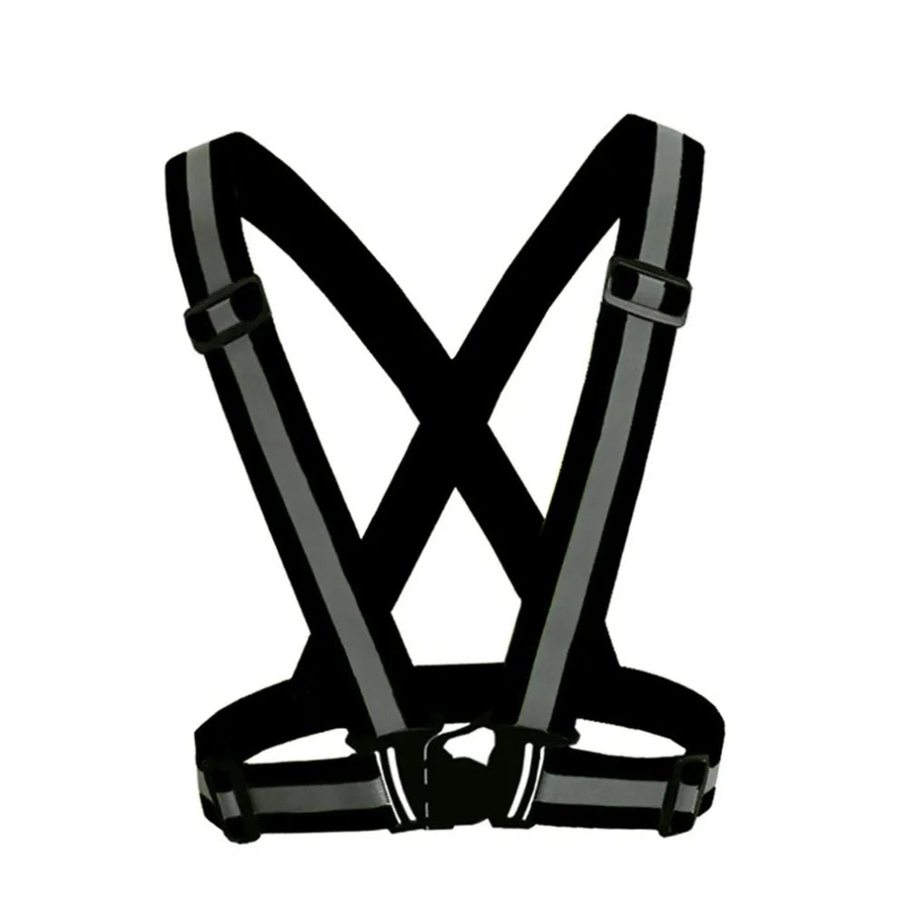 Reflective Safety Vest with Adjustable Straps – High Visibility for Running, Cycling & Walking (Adults & Kids)