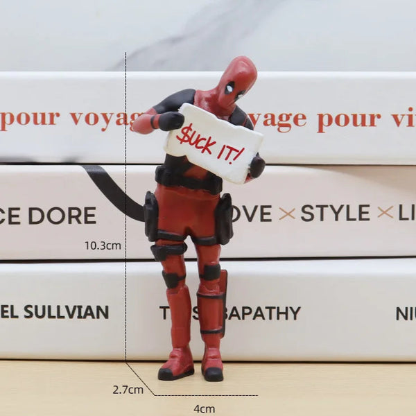 Deadpool Car Interior Decoration – Cartoon Model & Gift Toy