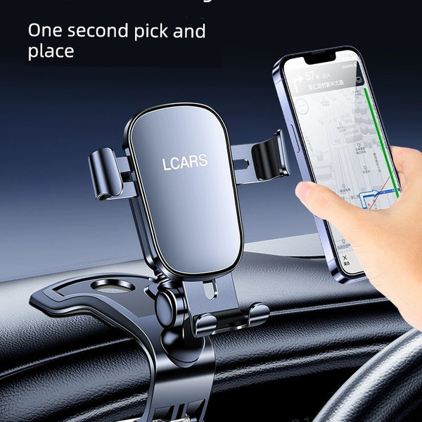 On-Board Bracket Mobile Phone 2024 New Arrival Alloy Car Interior Center Console Instrument Bench Clamp Navigation Special Anti-Shake Support Frame