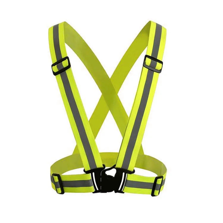 Reflective Safety Vest with Adjustable Straps – High Visibility for Running, Cycling & Walking (Adults & Kids)