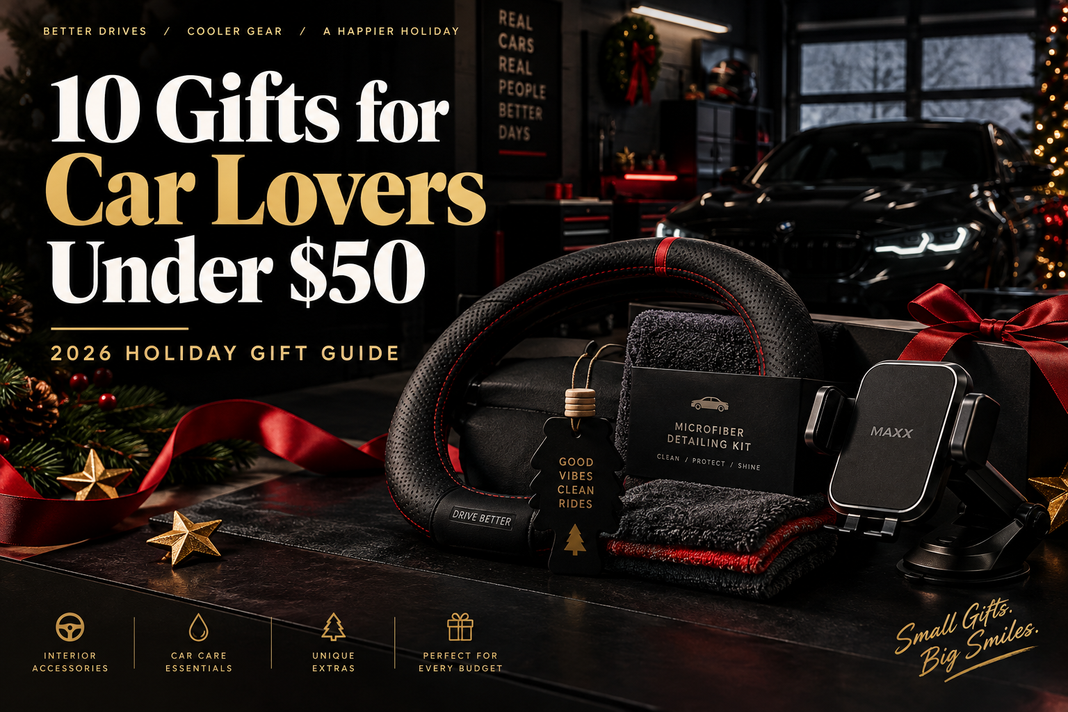 10 Gifts for Car Lovers Under $50 (2026 Holiday Gift Guide)