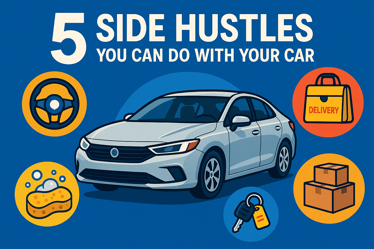 5 Side Hustles You Can Start With Your Car