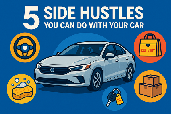 5 Side Hustles You Can Start With Your Car