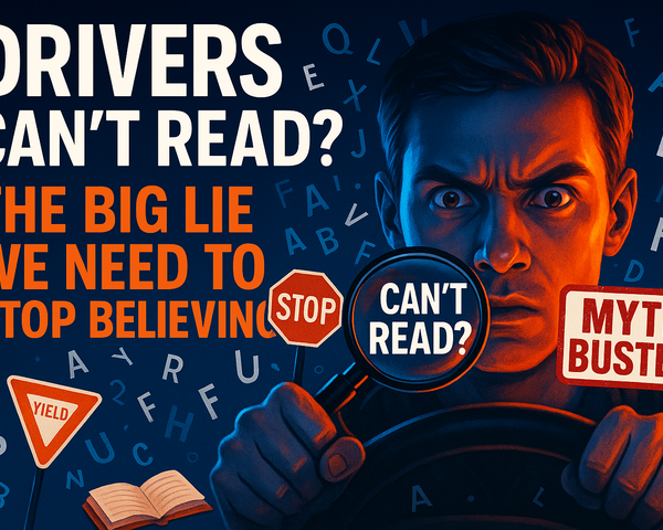 Drivers Can’t Read? The Big Lie We Need to Stop Believing