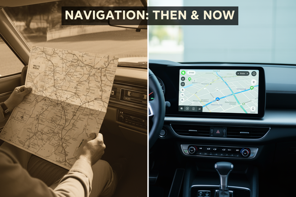 From Fold-Out Maps to CarPlay: How Drivers Found Their Way Before GPS Took Over