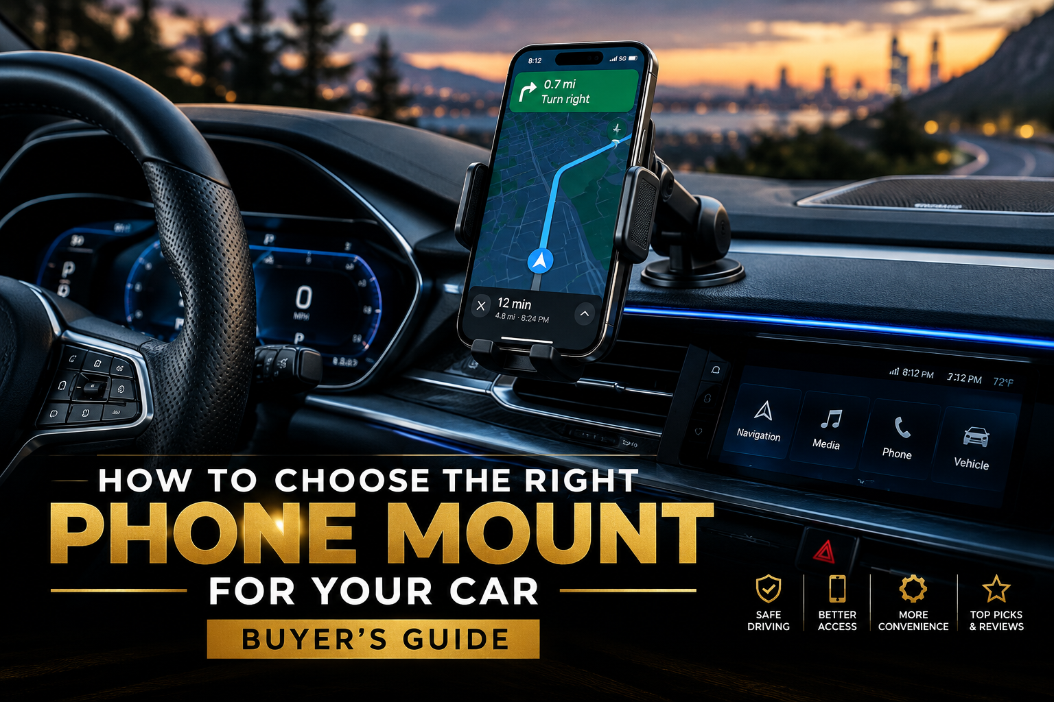 How to Choose the Right Phone Mount for Your Car &nbsp (Buyer's Guide)