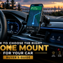 How to Choose the Right Phone Mount for Your Car &nbsp (Buyer's Guide)