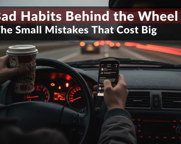 Bad Habits Behind the Wheel: The Small Mistakes That Cost Big