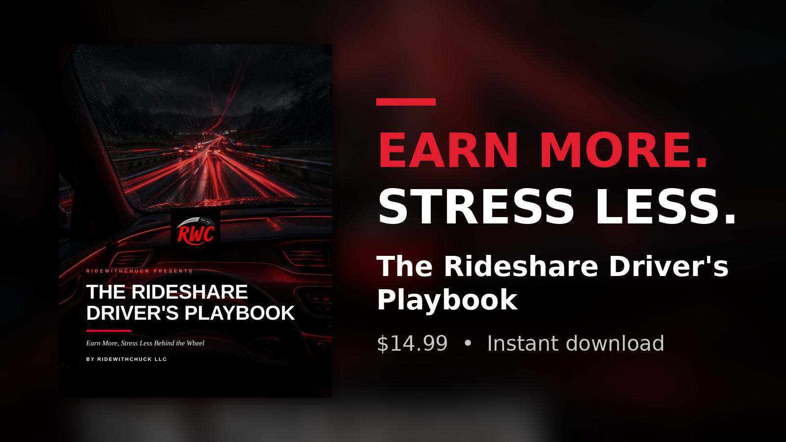 The Rideshare Driver's Playbook