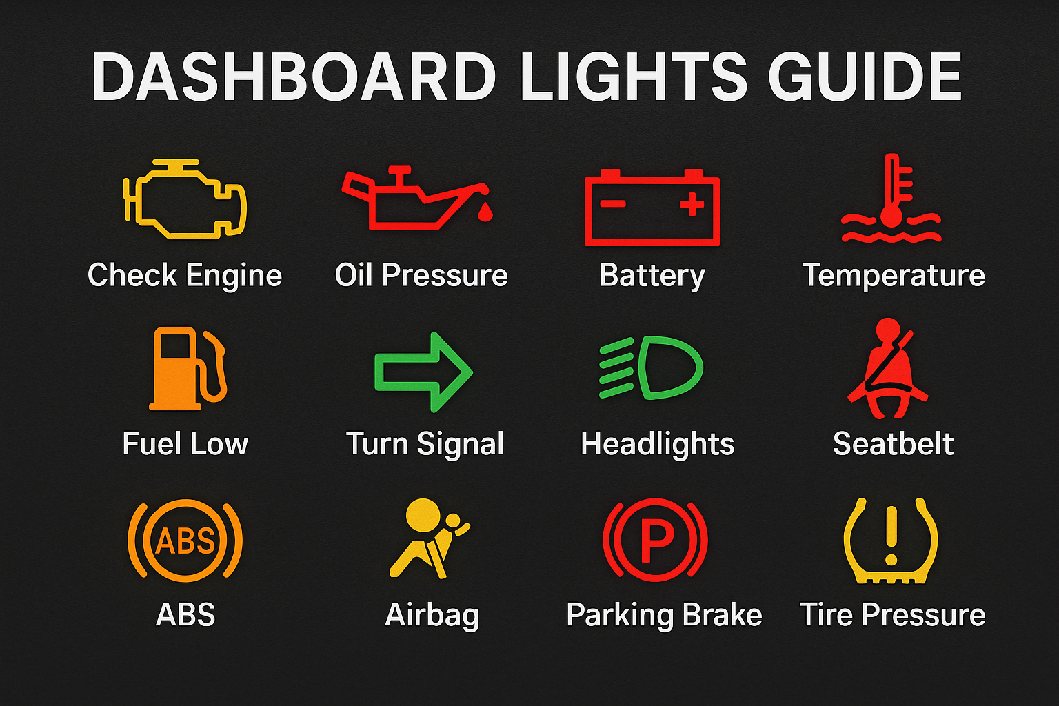 🚨 How to Decode Dashboard Warning Lights