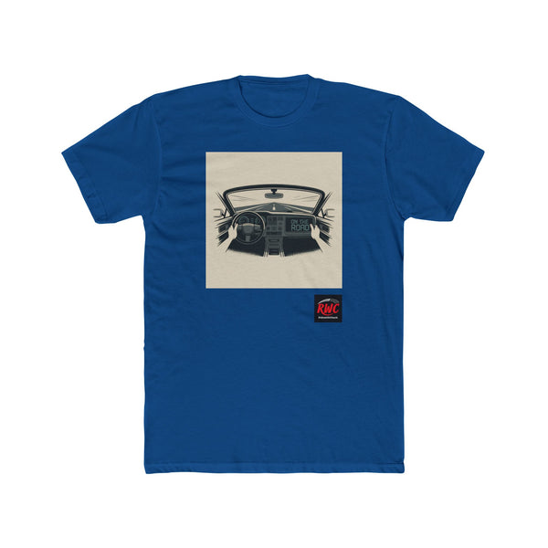 RidewithChuck Vintage Car Interior Unisex Cotton Crew Tee