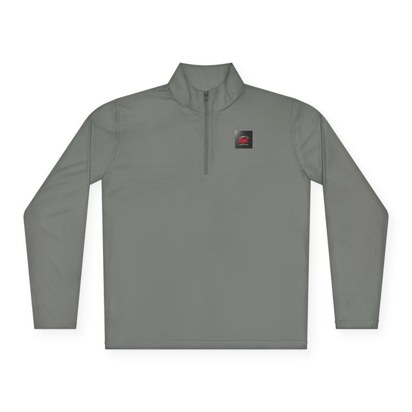 RidewithChuck Unisex Quarter-Zip Pullover - ChuckChallenge Design