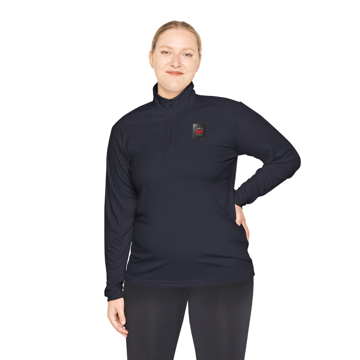 RidewithChuck Unisex Quarter-Zip Pullover - ChuckChallenge Design