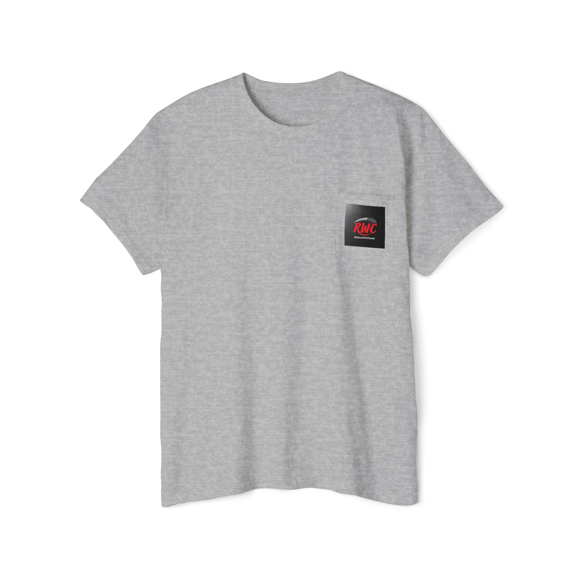RidewithChuck Destination Ahead Pocket Tee - Unisex Heavy Cotton T-Shirt