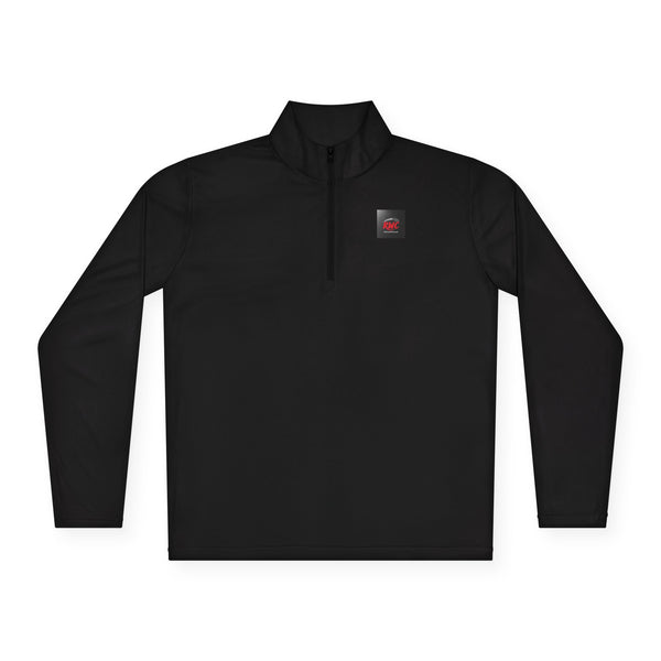 RidewithChuck Unisex Quarter-Zip Pullover - ChuckChallenge Design