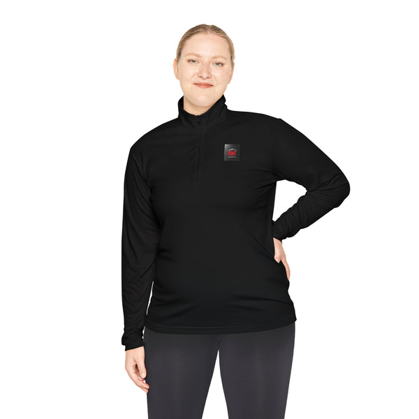 RidewithChuck Unisex Quarter-Zip Pullover - ChuckChallenge Design
