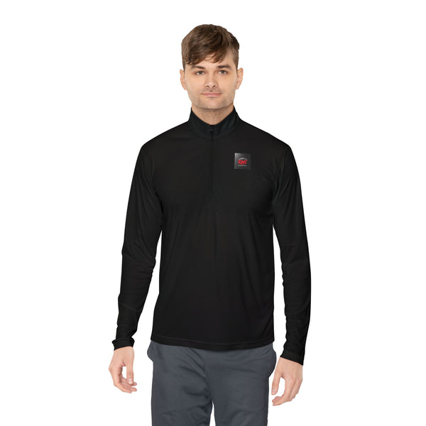 RidewithChuck Unisex Quarter-Zip Pullover - ChuckChallenge Design