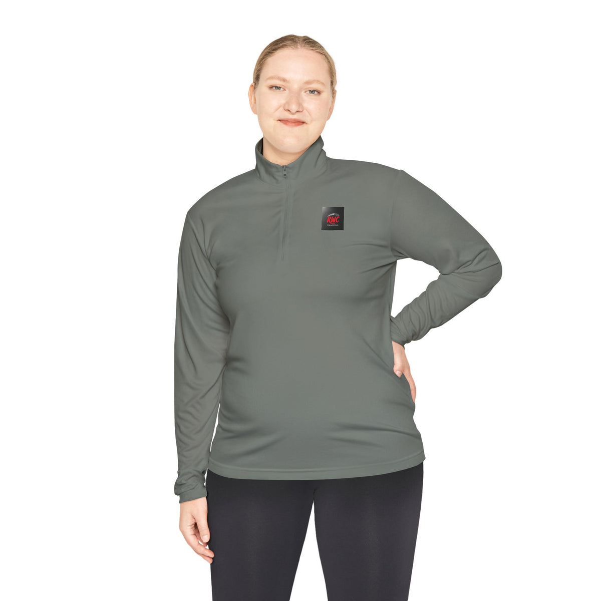 RidewithChuck Unisex Quarter-Zip Pullover - ChuckChallenge Design