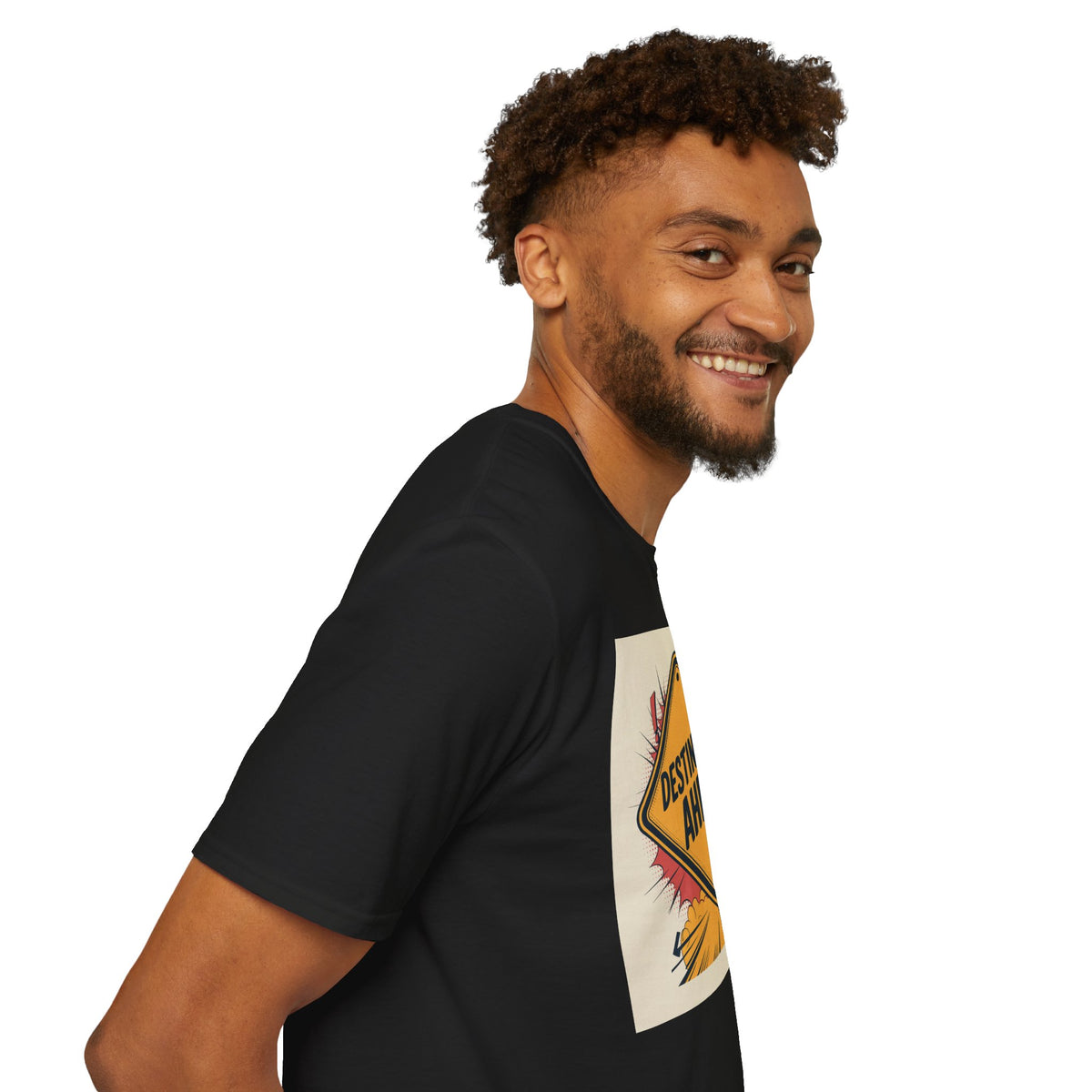 RidewithChuck Destination Ahead Comfort Graphic Unisex T-Shirt