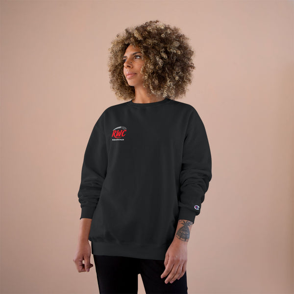RidewithChuck Vintage Car Interior Champion Sweatshirt – Classic Steering Wheel Crewneck