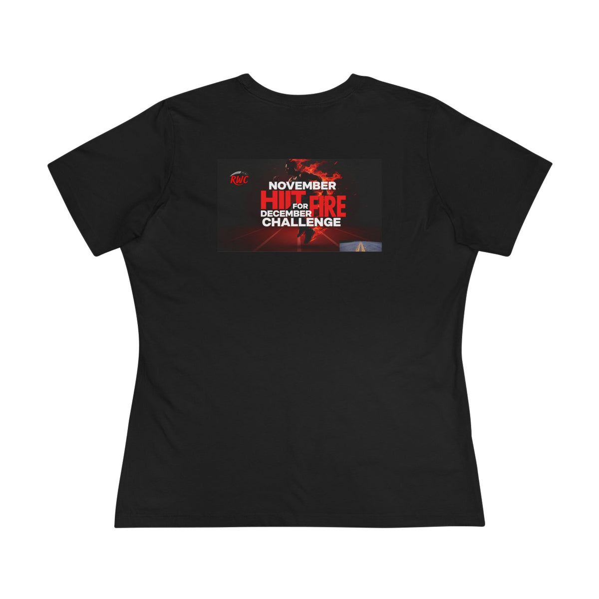 RidewithChuck Active Inspiration Women's Cotton Tee - November Challenge Edition