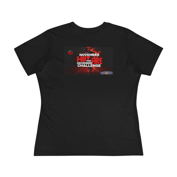 RidewithChuck Active Inspiration Women's Cotton Tee - November Challenge Edition