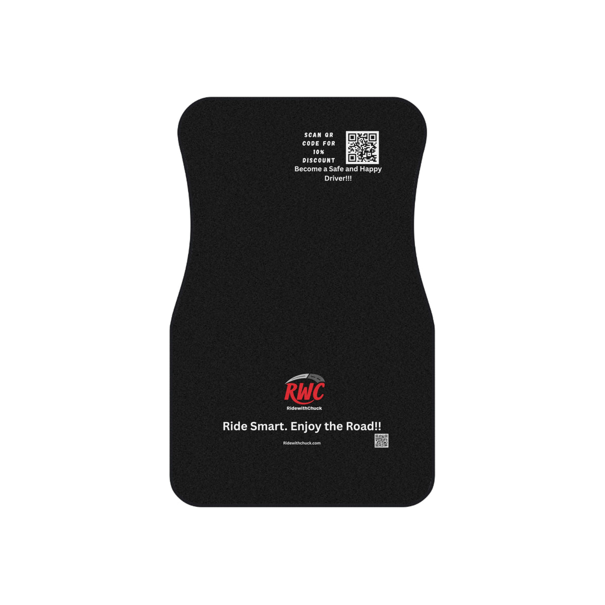 Stylish Auto Floor Mats for Car Enthusiasts, Ride with Chuck, Set of 4, Custom Vehicle Accessories, Perfect Gift for Drivers