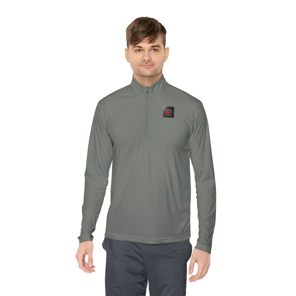 RidewithChuck Unisex Quarter-Zip Pullover - ChuckChallenge Design