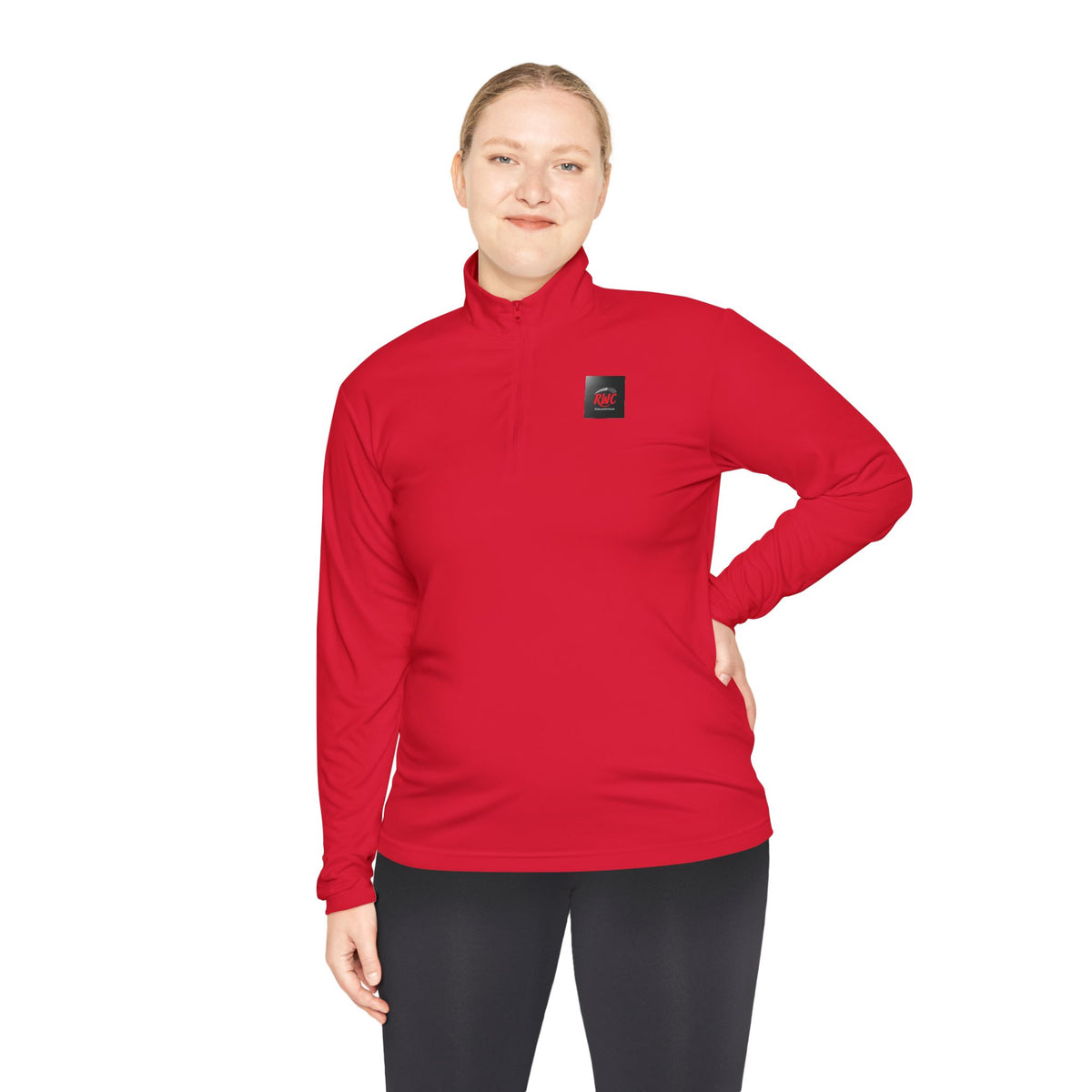 RidewithChuck Unisex Quarter-Zip Pullover - ChuckChallenge Design