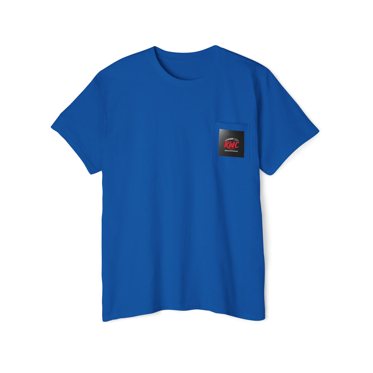 RidewithChuck Destination Ahead Pocket Tee - Unisex Heavy Cotton T-Shirt