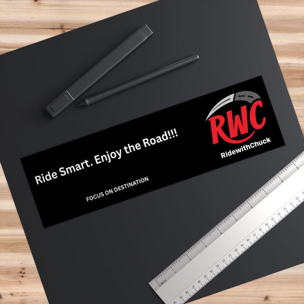 RidewithChuck Bumper Sticker - Car Enthusiast Gift for Cool Cars, Vintage Vehicle Decor, QR Code Design, Funny Auto Accessory, Road [...]