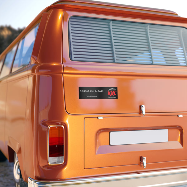 RidewithChuck Bumper Sticker - Car Enthusiast Gift for Cool Cars, Vintage Vehicle Decor, QR Code Design, Funny Auto Accessory, Road [...]