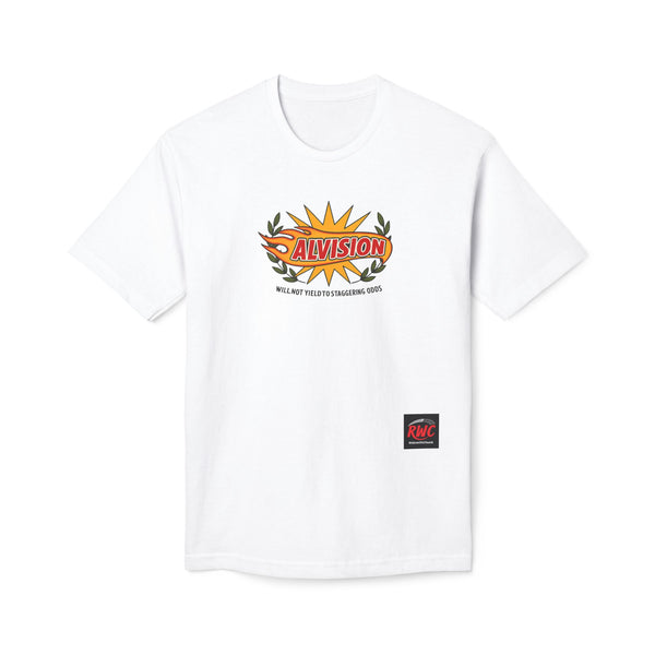 RidewithChuck Alvision T-Shirt — Colorful Ghanaian Regional Map Tee (Back)