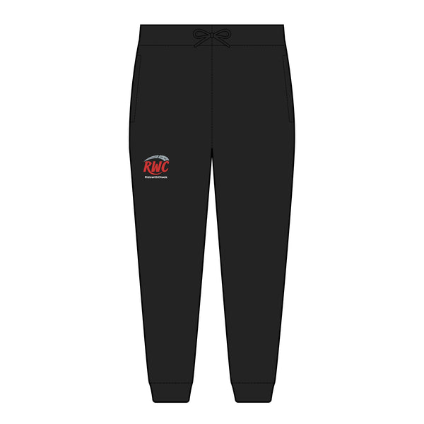 Embroidered RidewithChuck Fleece Joggers – Comfortable Athletic Sweatpants (Unisex)