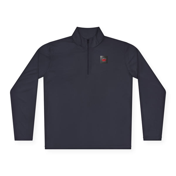 RidewithChuck Unisex Quarter-Zip Pullover - ChuckChallenge Design