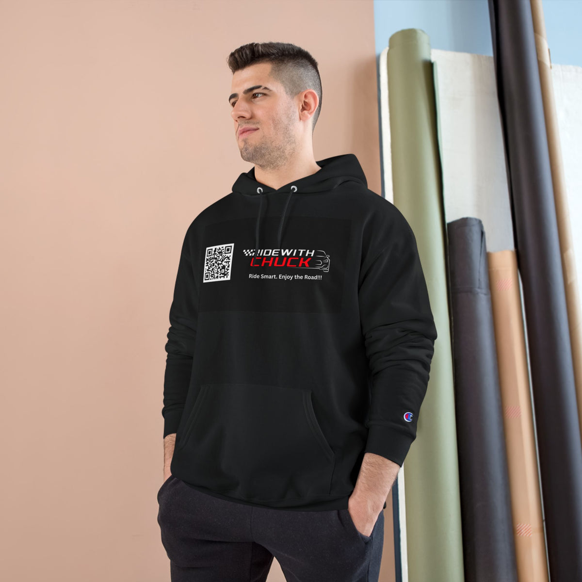 Champion Hoodie with RidewithChuck Design, Racing Hoodie, Motorsport Gift, Car Enthusiast Apparel, Streetwear Sweatshirt, Ideal for [...]