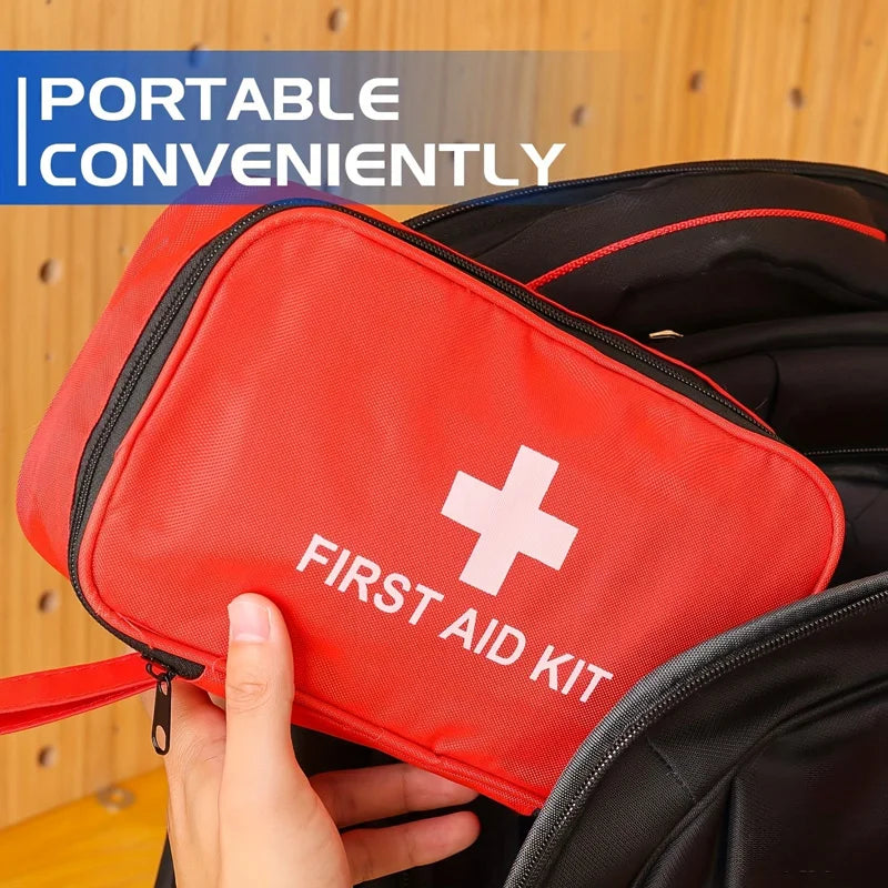 198‑Piece Family Travel First Aid Kit – Home, Car & Outdoor Use