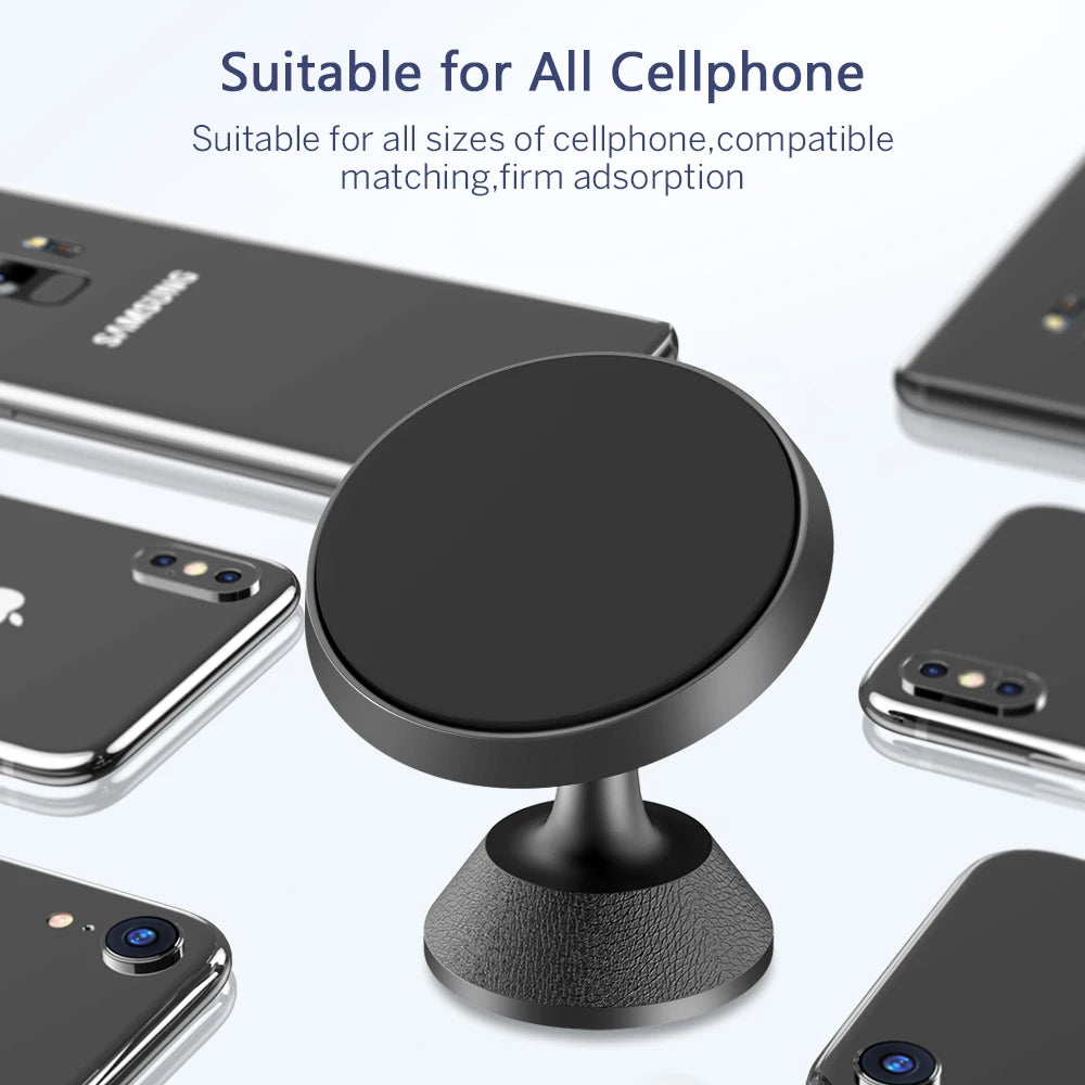 Universal Magnetic Car Phone Mount – Compatible with iPhone & Samsung