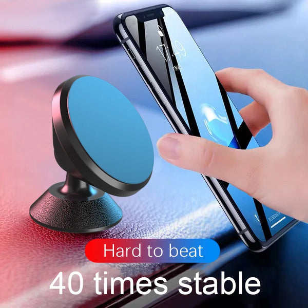 Universal Magnetic Car Phone Mount – Compatible with iPhone & Samsung