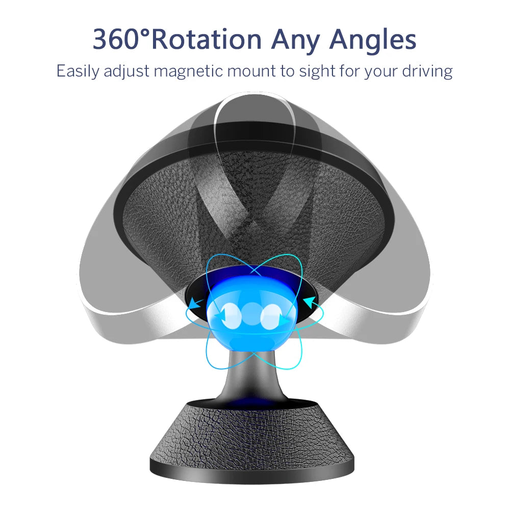 Universal Magnetic Car Phone Mount – Compatible with iPhone & Samsung