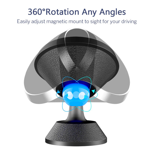 Universal Magnetic Car Phone Mount – Compatible with iPhone & Samsung