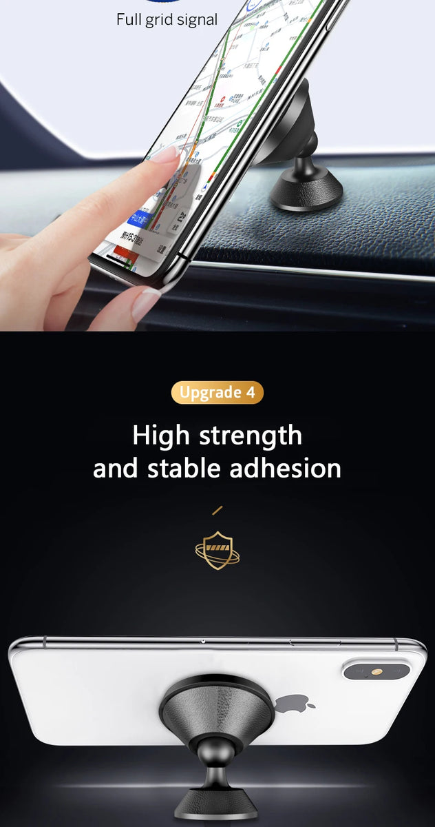 Universal Magnetic Car Phone Mount – Compatible with iPhone & Samsung
