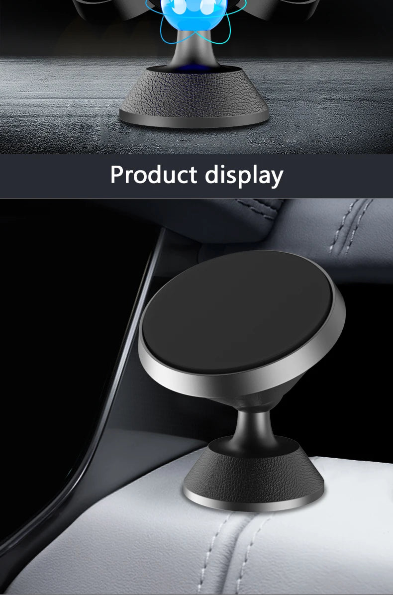 Universal Magnetic Car Phone Mount – Compatible with iPhone & Samsung