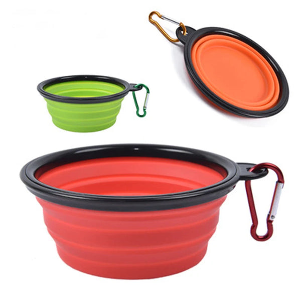 Collapsible Travel Dog & Cat Water Drinking Bowl