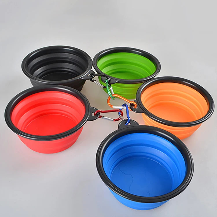 Collapsible Travel Dog & Cat Water Drinking Bowl
