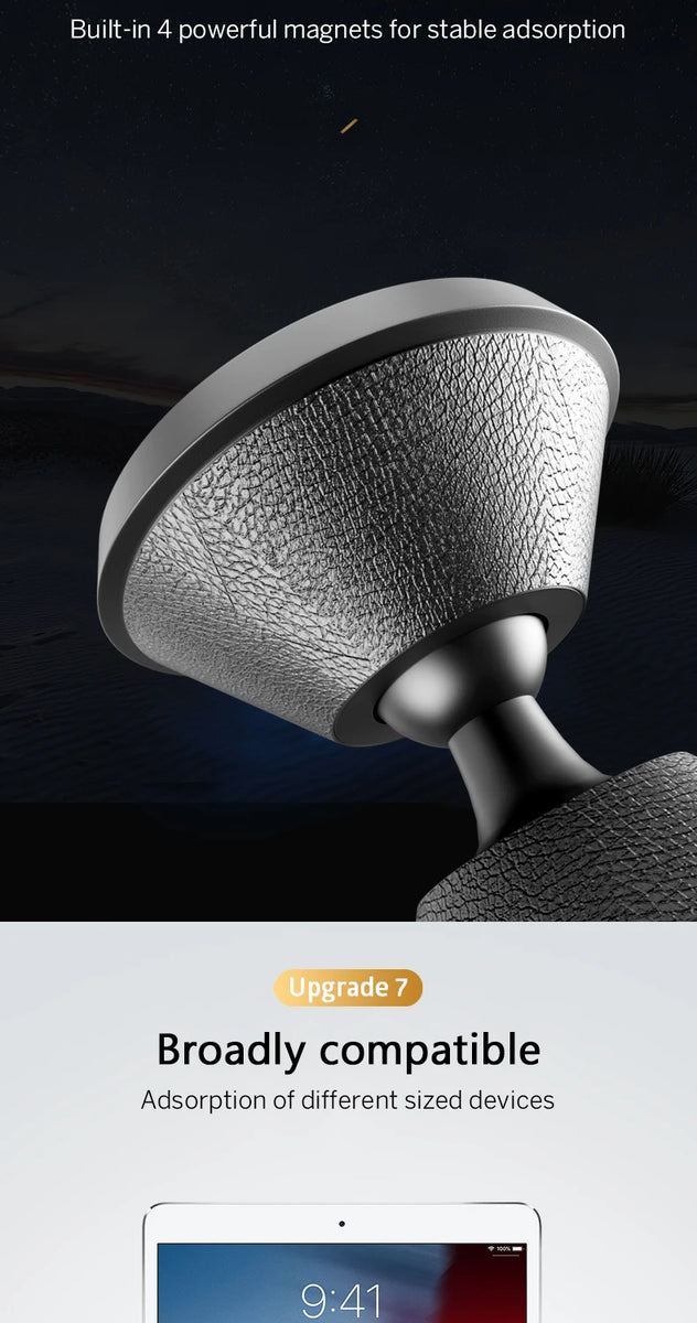 Universal Magnetic Car Phone Mount – Compatible with iPhone & Samsung